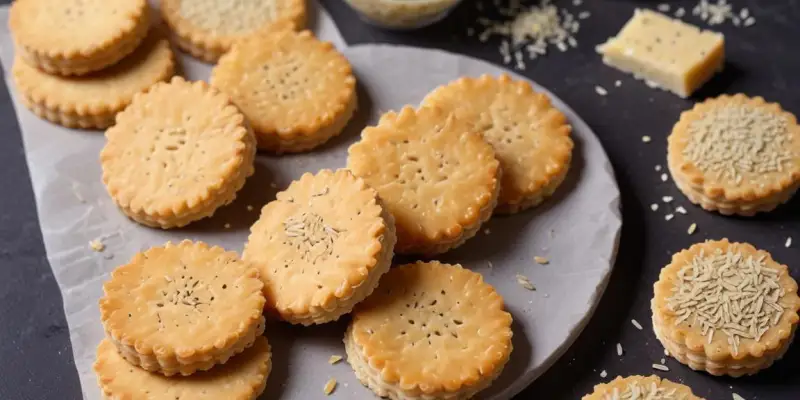 Sablés au parmesan et graines de sésame