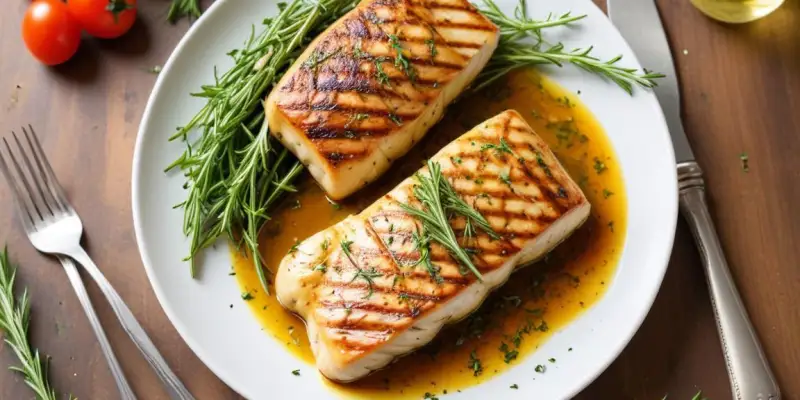 Daurade grillée aux herbes