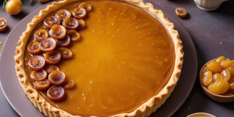 Tarte Fine aux Oignons Caramélisés et Miel