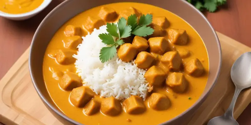 Topinambours en curry coco