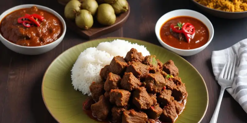 Rendang de Boeuf Indonésien Authentique