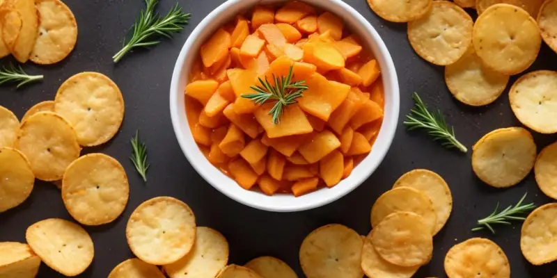 Chips de Carotte Croustillantes au Four