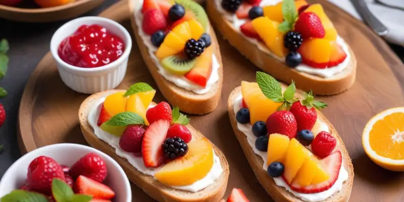 Pique-nique gourmand : tartines, cake salé et fruits frais