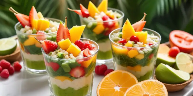 Verrines Fraîcheur Tropicale