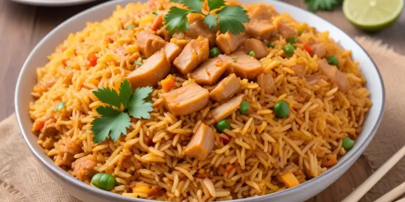 Riz Thaï au Thon Épicé