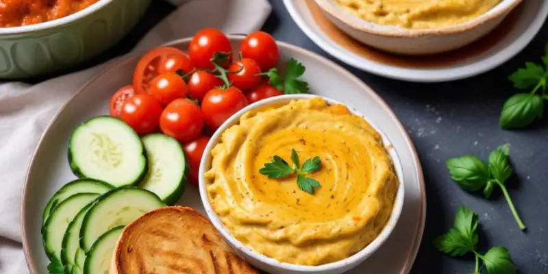 Tartinade Végétalienne Rapide aux Légumes Grillés