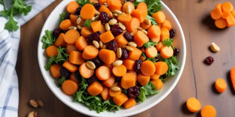 Salade de carottes et raisins secs