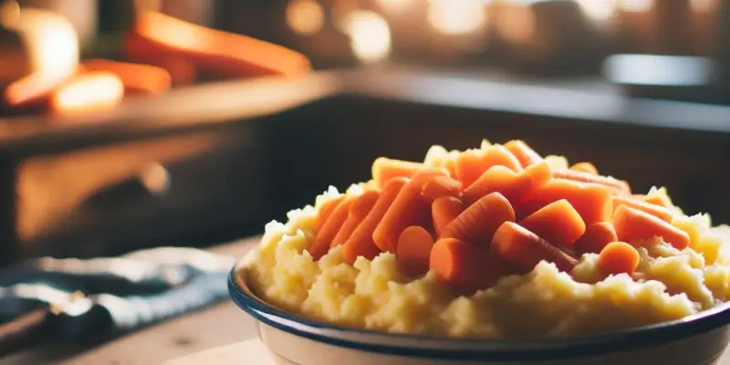Stoemp aux pommes de terre et carottes