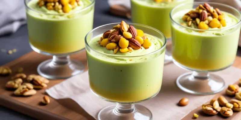 Verrines de Mousse de Mortadelle et Pistaches