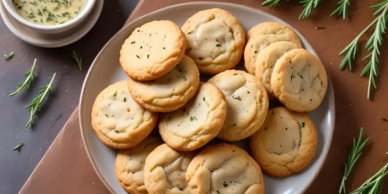 Cookies Salés au Poulet Rôti et Herbes de Provence