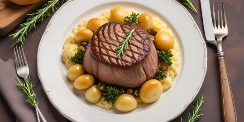 Filet Mignon en Croûte aux Champignons et Herbes