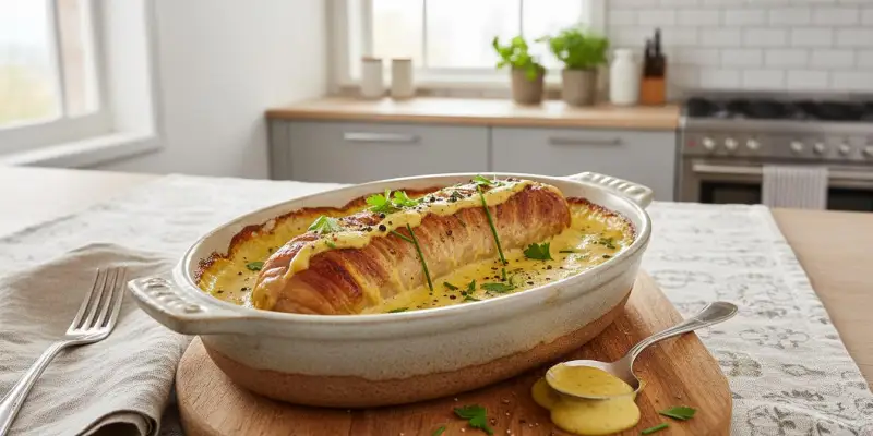 Andouillette au Four à la Sauce Moutarde