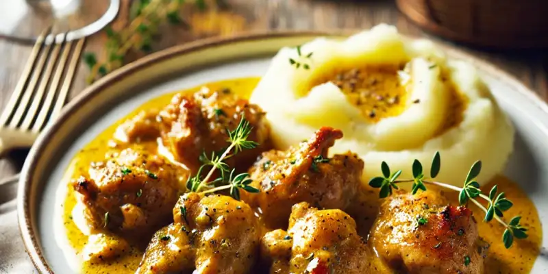 Lapin à la moutarde