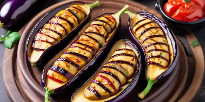 Aubergines Grillées au Barbecue