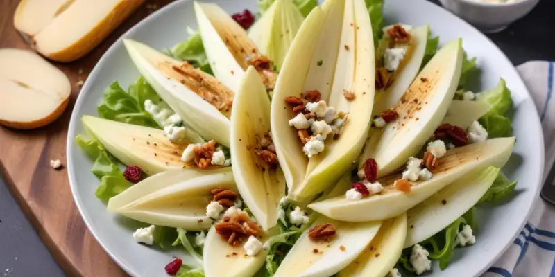 Salade d'Endives au Roquefort et Noix