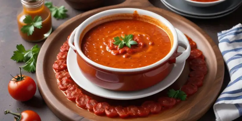 Sauce crémeuse au chorizo