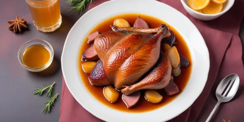 Magret de canard au miel et aux épices