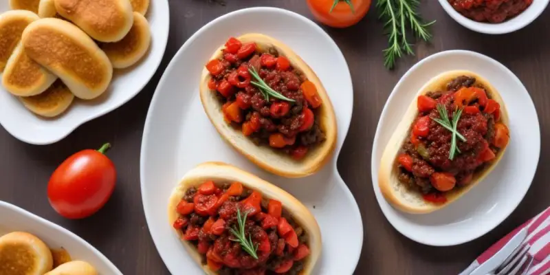 Chaussons aux Poivrons Grillés et Tapenade