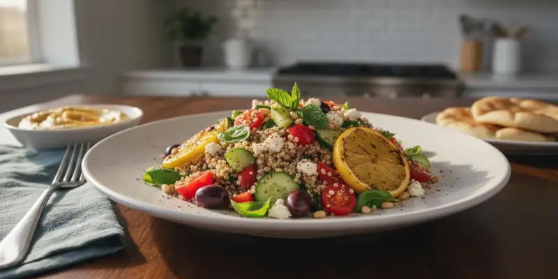 Salade de Quinoa à la Méditerranéenne
