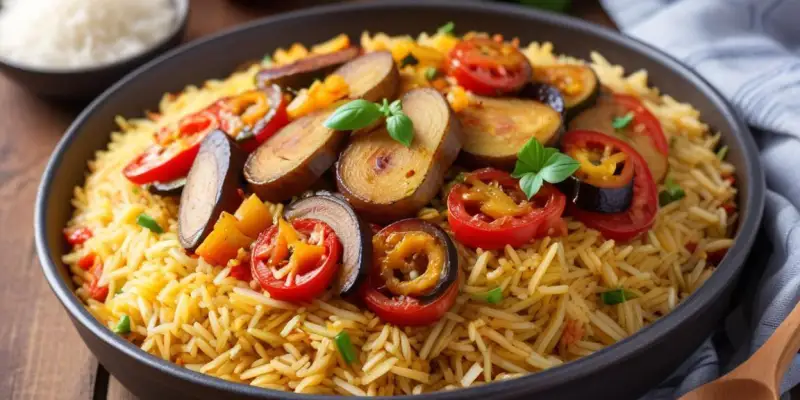 Ratatouille et Riz Basmati, un délice ensoleillé