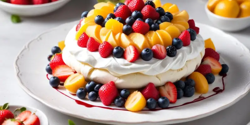 Pavlova aux Fruits Frais