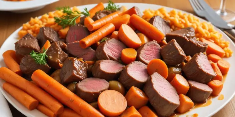 Ragoût de bœuf aux carottes et céleri-rave