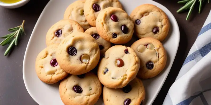 Cookies salés au thon et aux olives