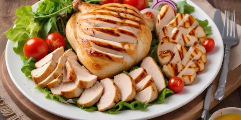 Salade César Légère au Poulet Grillé
