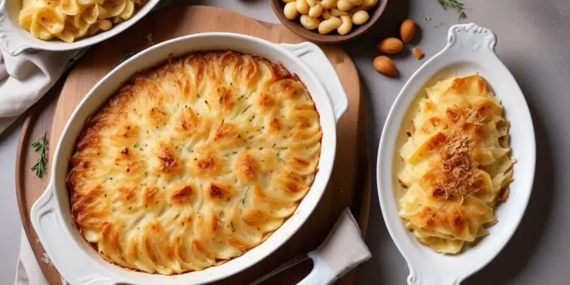 Gratin de Fenouil au Parmesan et aux Amandes