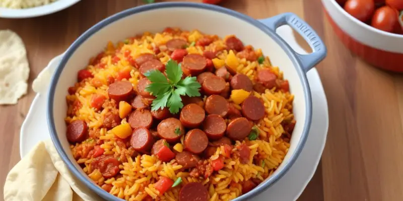 Riz au Chorizo et Poivrons One Pot (Version Solo)