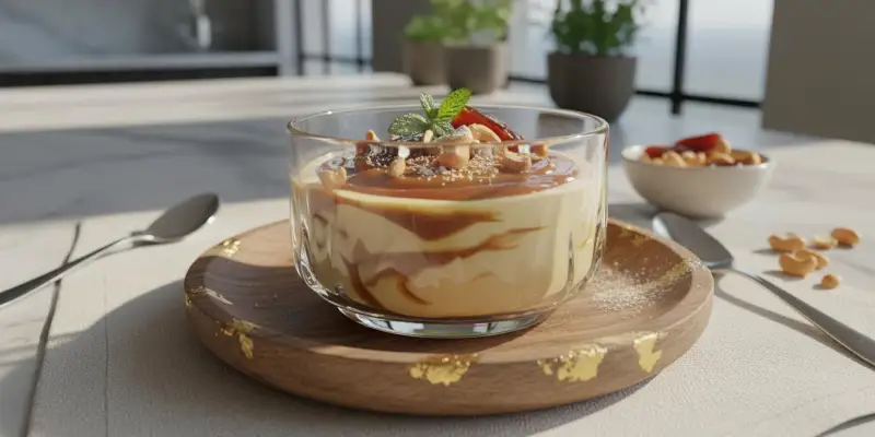 Crème Soyeuse au Caramel de Dattes et Cajou