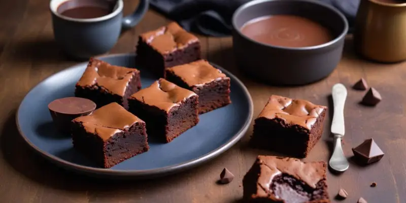 Brownies Fondants au Chocolat Noir