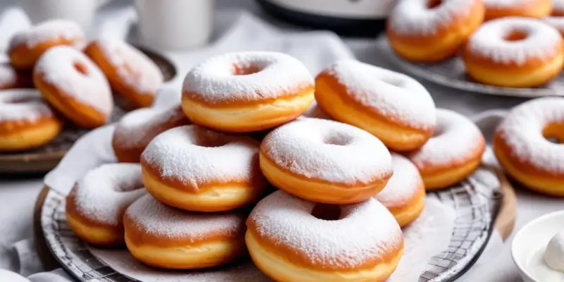 Beignets légers façon donuts au AirFryer