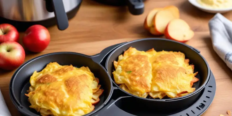 Omelette Croustillante aux Pommes de Terre à l'Air Fryer