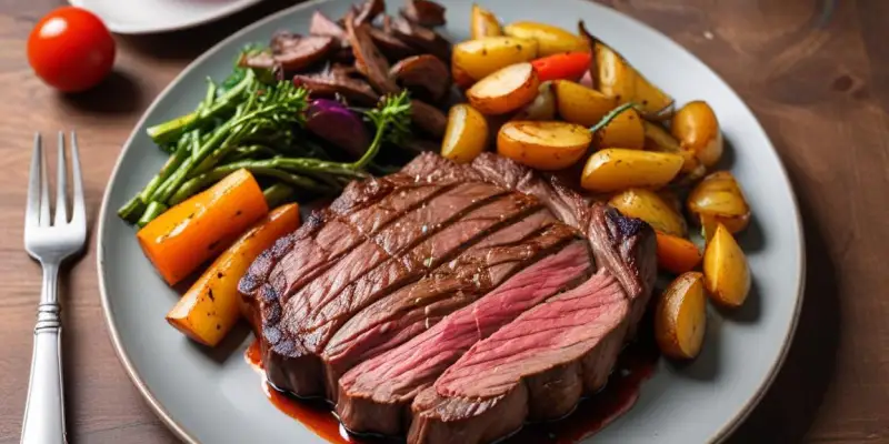 Bavette de bœuf à l’échalote grillée