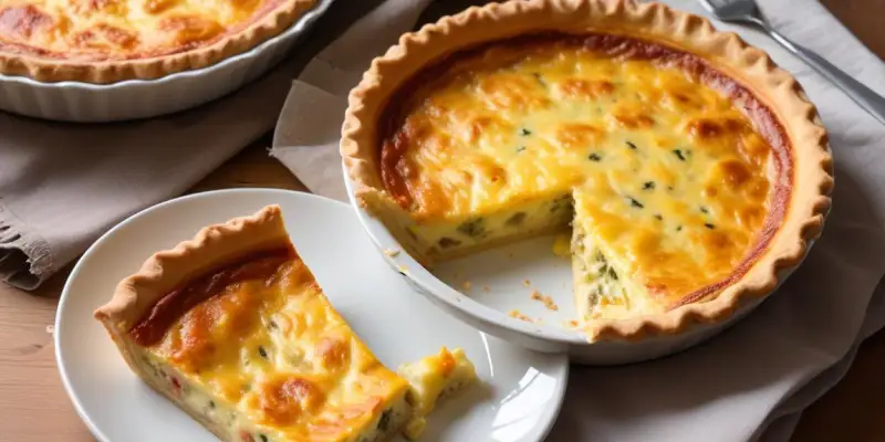 Quiche savoyarde aux poireaux et raclette