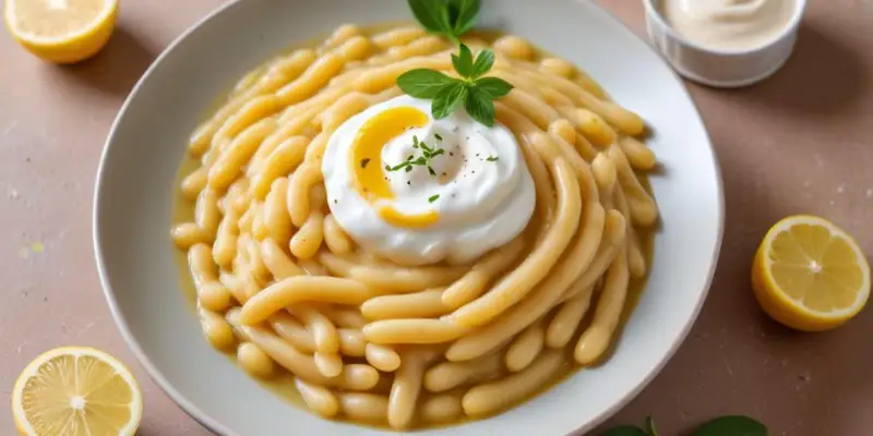 Purée de haricots blancs à l'ail et au citron