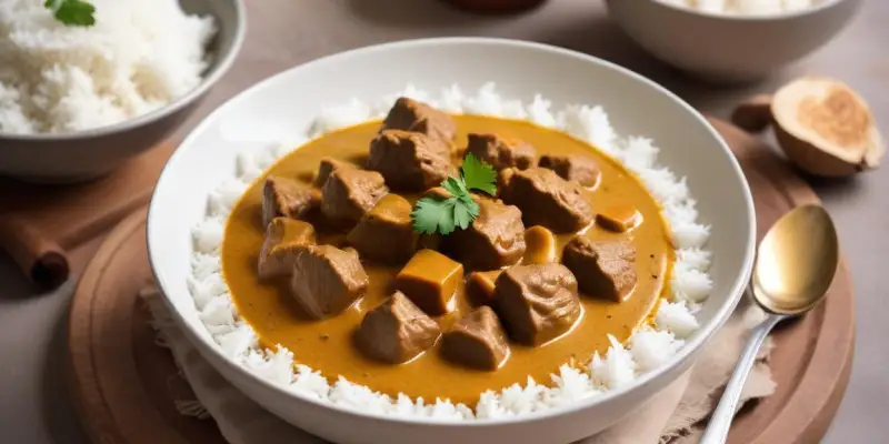 Curry d’agneau au lait de coco et épices