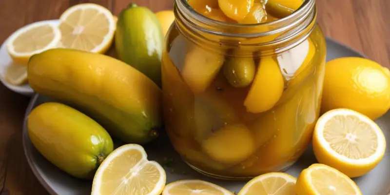 Topinambours en Pickles au Citron