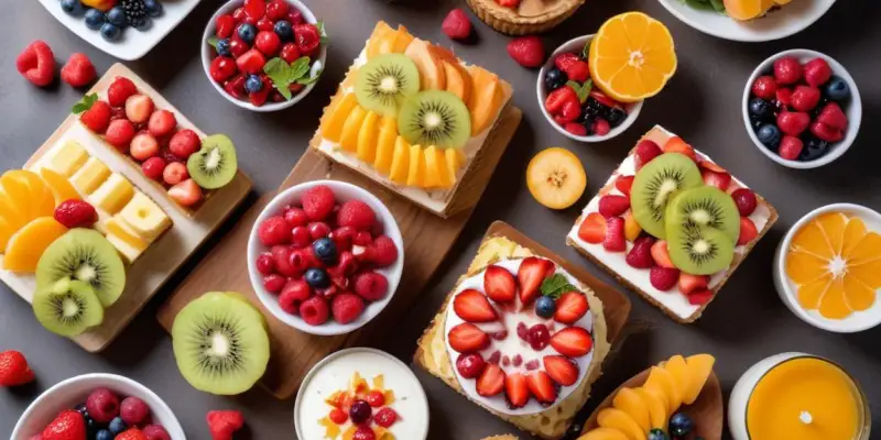 Pique-Nique Gourmand : Cakes Salés, Salades Fraîches et Fruits de Saison
