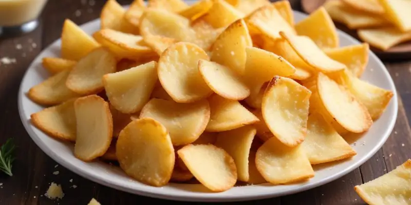 Chips de Parmesan Croustillantes