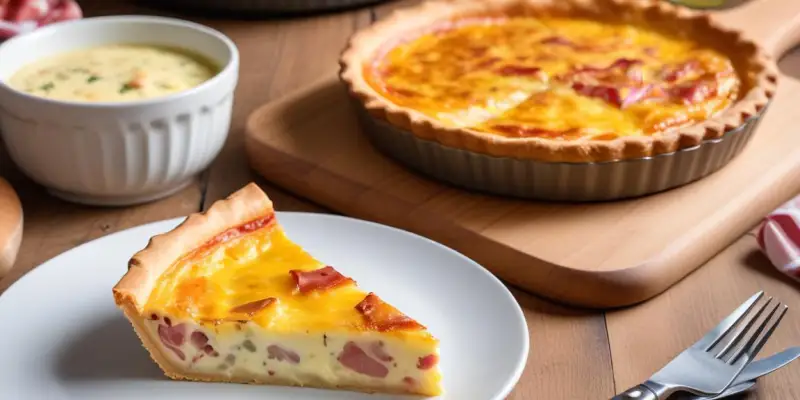 Quiche Raclette et Speck