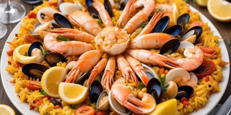 Paella Royale aux Fruits de Mer