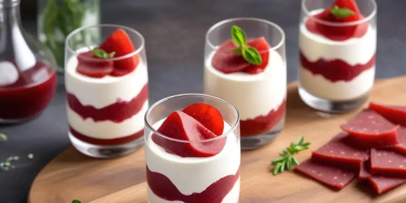 Verrine de mousse de bresaola et mascarpone