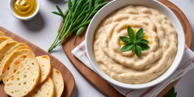 Tartinade Méditerranéenne de Haricots Blancs