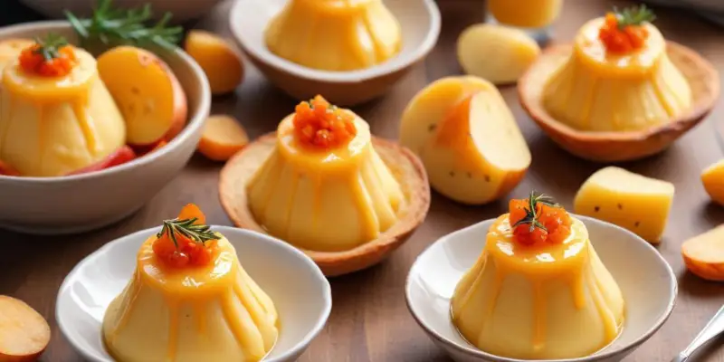 Verrines Festives de Saint-Jacques Snackées et Purée de Patate Douce