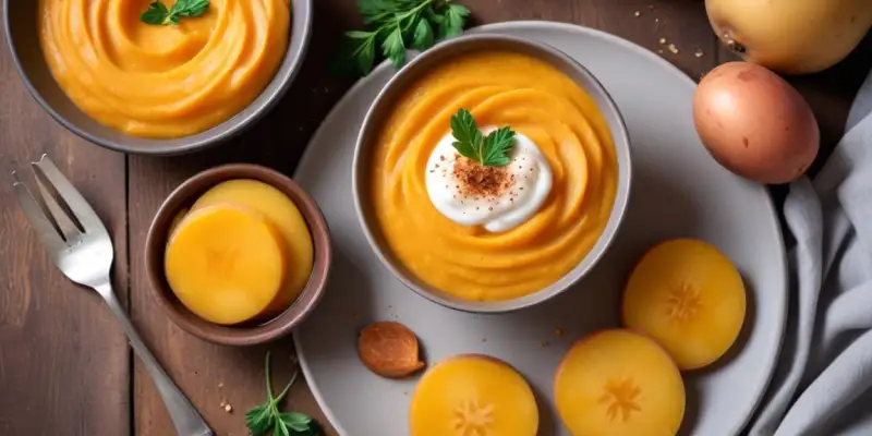 Purée de Patate Douce Crémeuse