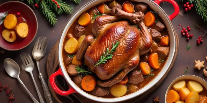 Cocotte de Bœuf aux Épices de Noël