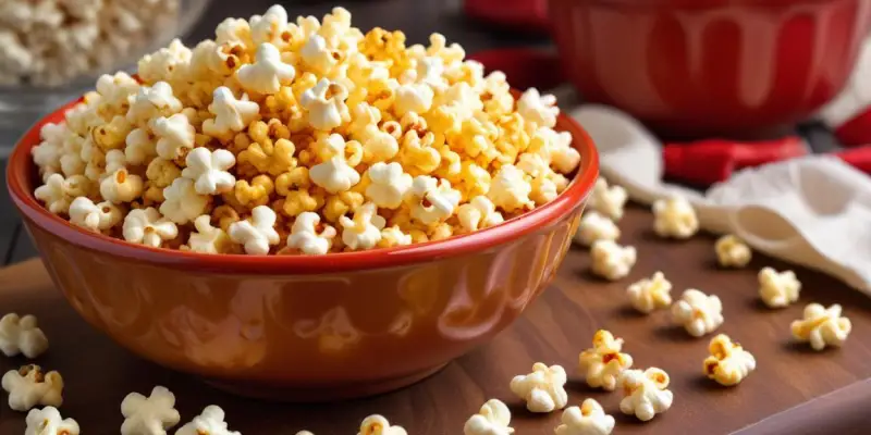 Popcorn au Parmesan et Paprika Fumé