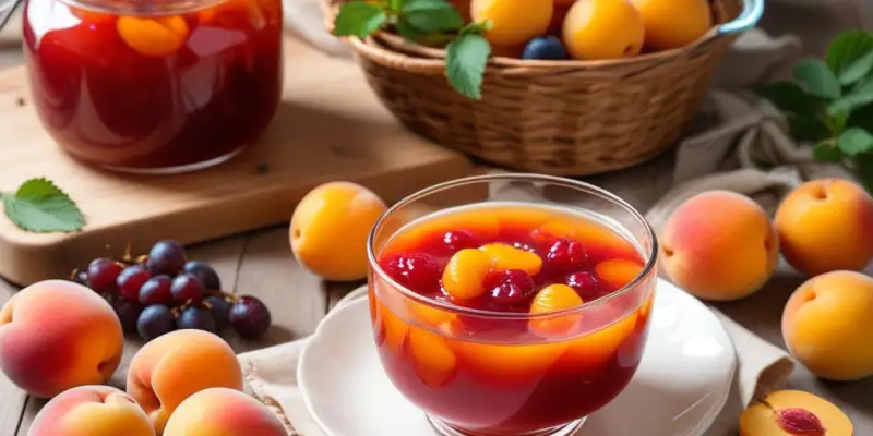 Compote d'été aux Brugnons et Abricots